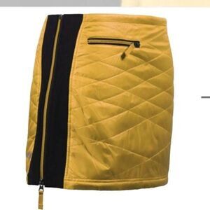 Skhoop Kari Mini Skirt in golden star sz Small